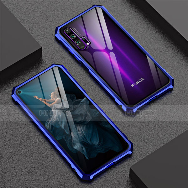 Funda Bumper Lujo Marco de Aluminio Espejo 360 Grados Carcasa T04 para Huawei Honor 20 Pro