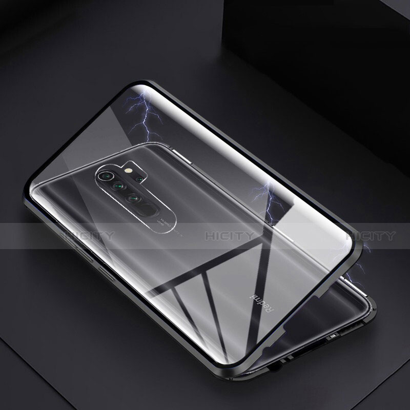 Funda Bumper Lujo Marco de Aluminio Espejo 360 Grados Carcasa T04 para Xiaomi Redmi Note 8 Pro