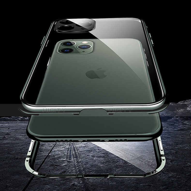 Funda Bumper Lujo Marco de Aluminio Espejo 360 Grados Carcasa T05 para Apple iPhone 11 Pro Max