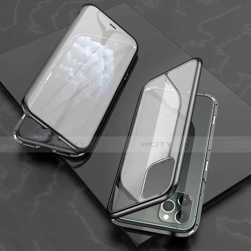 Funda Bumper Lujo Marco de Aluminio Espejo 360 Grados Carcasa T06 para Apple iPhone 11 Pro