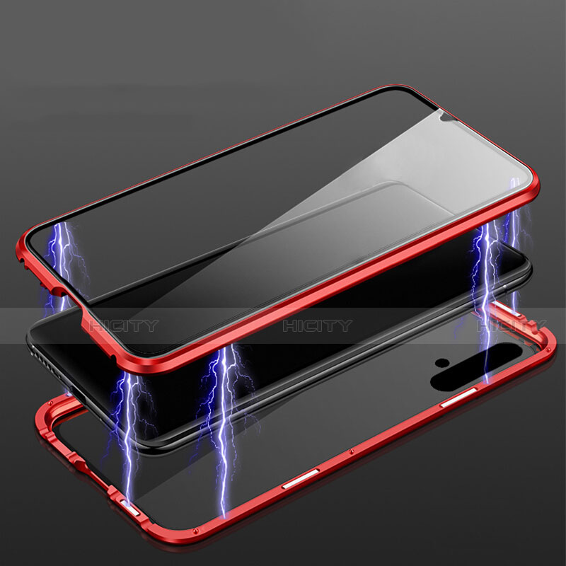 Funda Bumper Lujo Marco de Aluminio Espejo 360 Grados Carcasa T06 para Huawei Nova 5 Pro