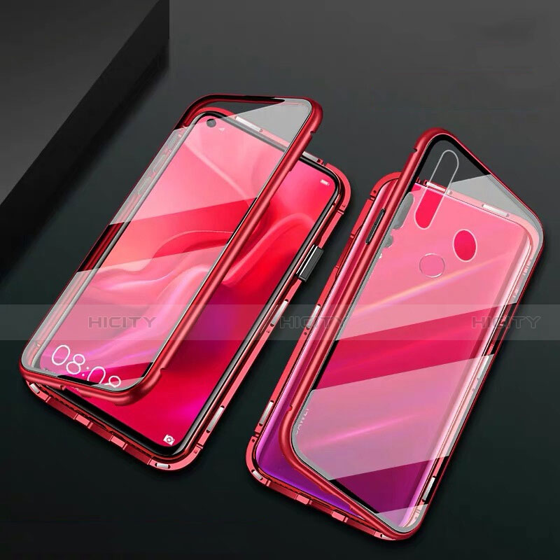 Funda Bumper Lujo Marco de Aluminio Espejo 360 Grados Carcasa T06 para Huawei P30 Lite