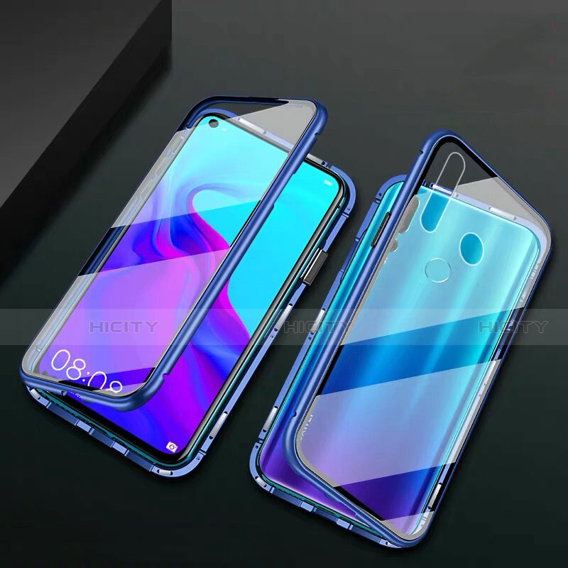 Funda Bumper Lujo Marco de Aluminio Espejo 360 Grados Carcasa T06 para Huawei P30 Lite