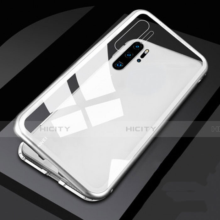 Funda Bumper Lujo Marco de Aluminio Espejo 360 Grados Carcasa T06 para Huawei P30 Pro