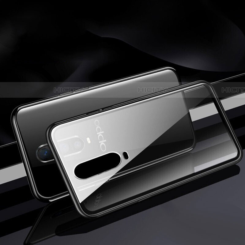 Funda Bumper Lujo Marco de Aluminio Espejo 360 Grados Carcasa T06 para Oppo RX17 Pro