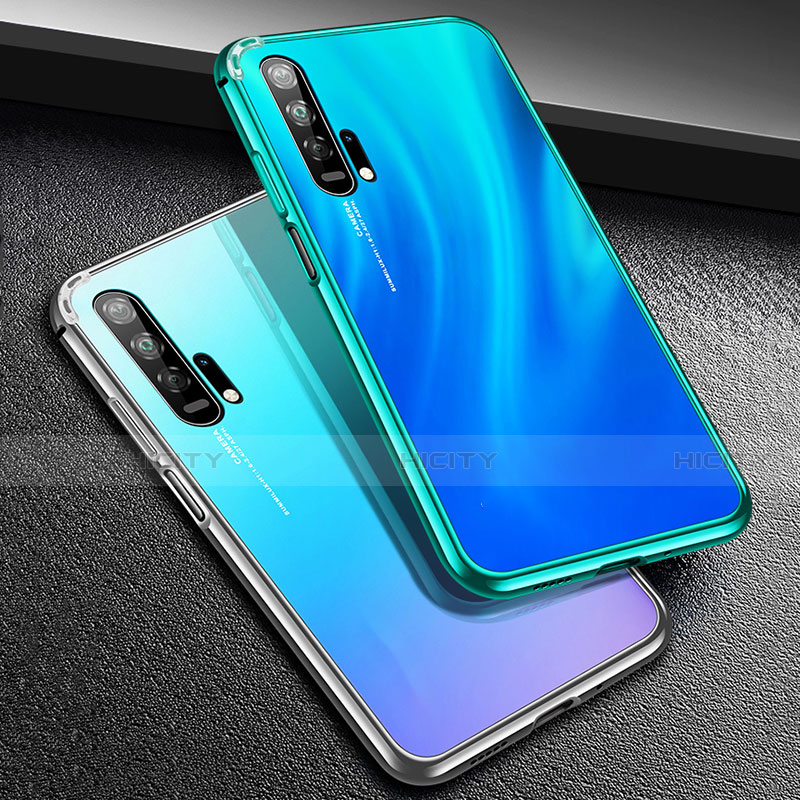 Funda Bumper Lujo Marco de Aluminio Espejo 360 Grados Carcasa T07 para Huawei Honor 20 Pro