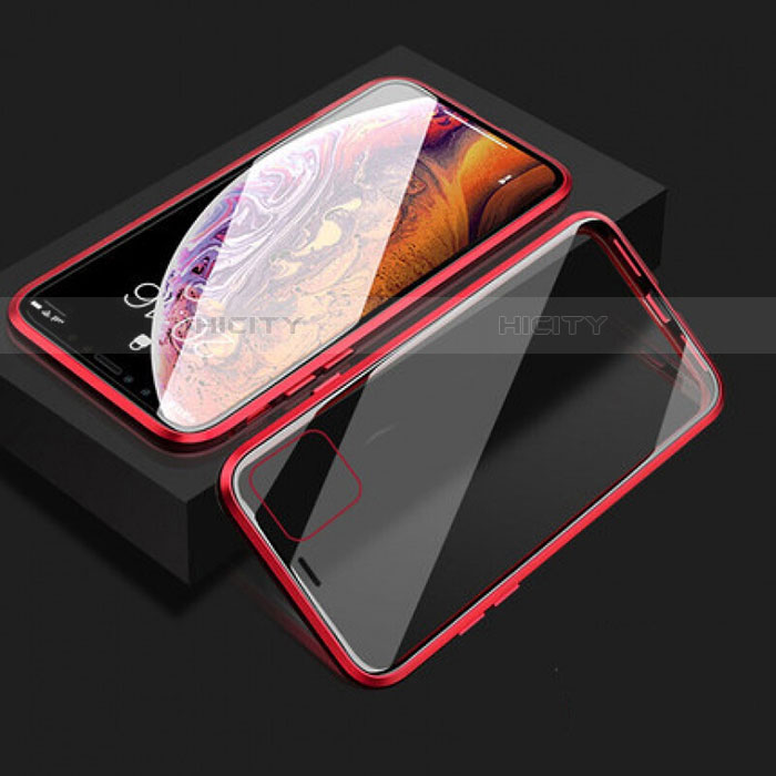 Funda Bumper Lujo Marco de Aluminio Espejo 360 Grados Carcasa T08 para Apple iPhone 11