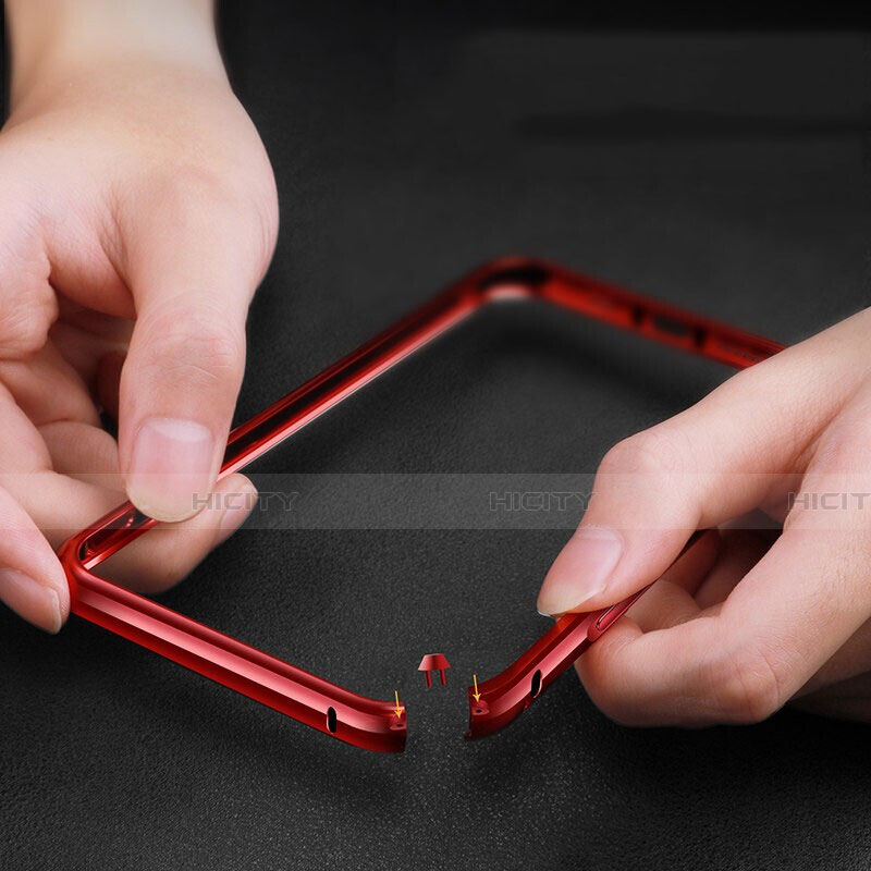 Funda Bumper Lujo Marco de Aluminio Espejo 360 Grados Carcasa T08 para Apple iPhone 11 Pro Max