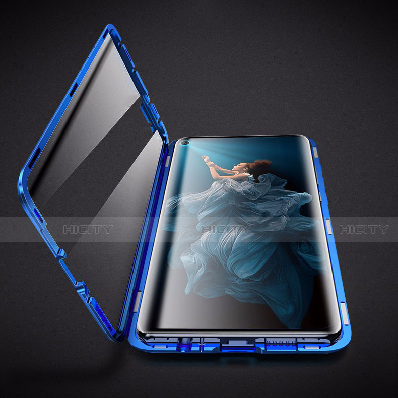 Funda Bumper Lujo Marco de Aluminio Espejo 360 Grados Carcasa T08 para Huawei Honor 20S