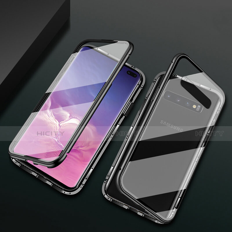 Funda Bumper Lujo Marco de Aluminio Espejo 360 Grados Carcasa T08 para Samsung Galaxy S10 Plus