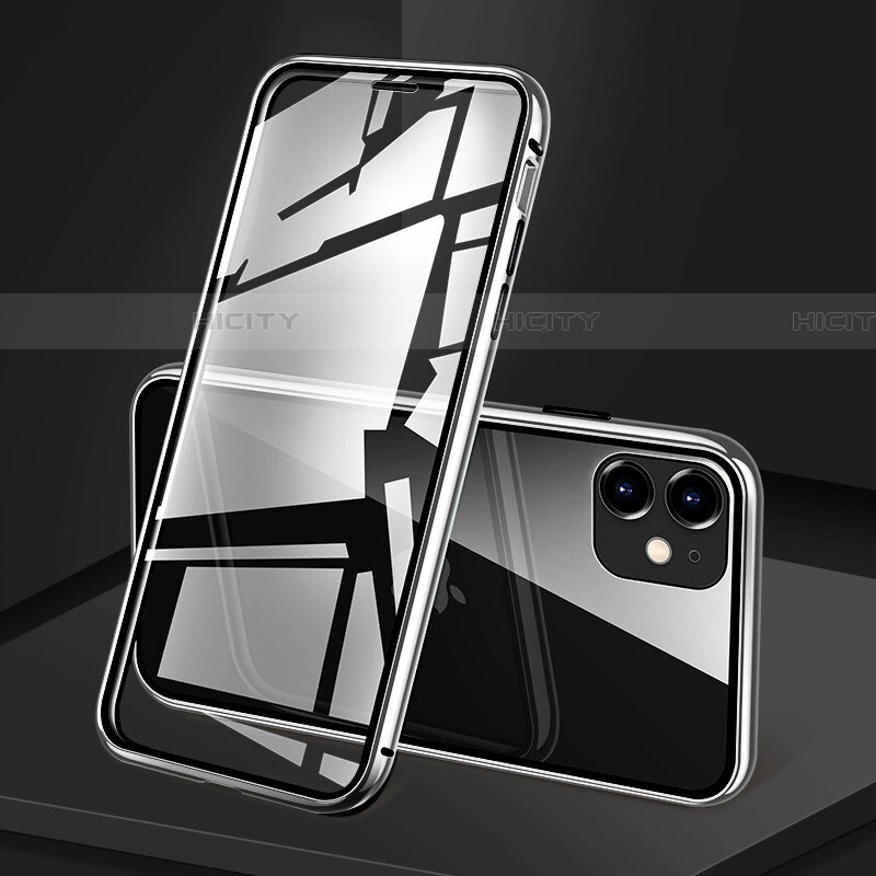 Funda Bumper Lujo Marco de Aluminio Espejo 360 Grados Carcasa T09 para Apple iPhone 11