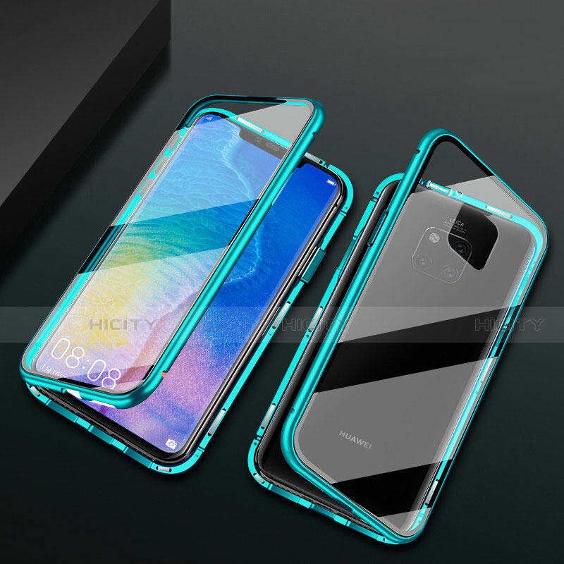 Funda Bumper Lujo Marco de Aluminio Espejo 360 Grados Carcasa T09 para Huawei Mate 20 Pro