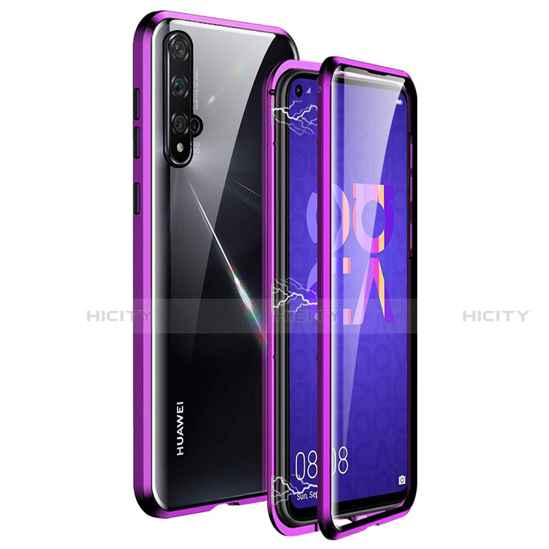 Funda Bumper Lujo Marco de Aluminio Espejo 360 Grados Carcasa T11 para Huawei Honor 20S