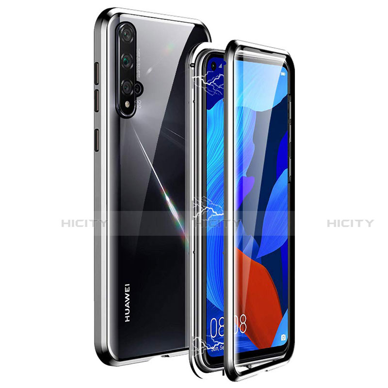 Funda Bumper Lujo Marco de Aluminio Espejo 360 Grados Carcasa T11 para Huawei Nova 5T