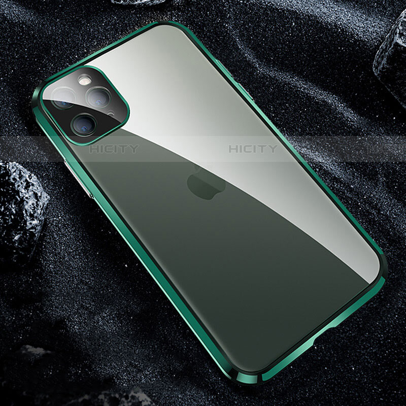 Funda Bumper Lujo Marco de Aluminio Espejo 360 Grados Carcasa T12 para Apple iPhone 11 Pro Max