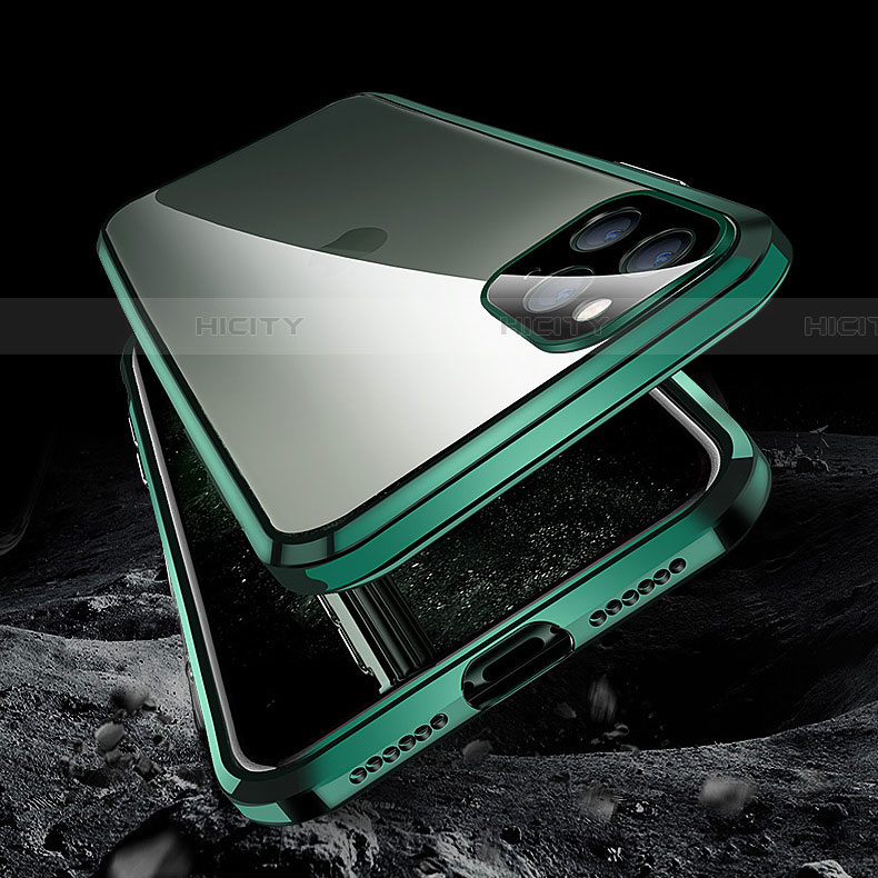 Funda Bumper Lujo Marco de Aluminio Espejo 360 Grados Carcasa T12 para Apple iPhone 11 Pro Max