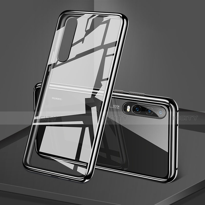 Funda Bumper Lujo Marco de Aluminio Espejo 360 Grados Carcasa T12 para Huawei P30