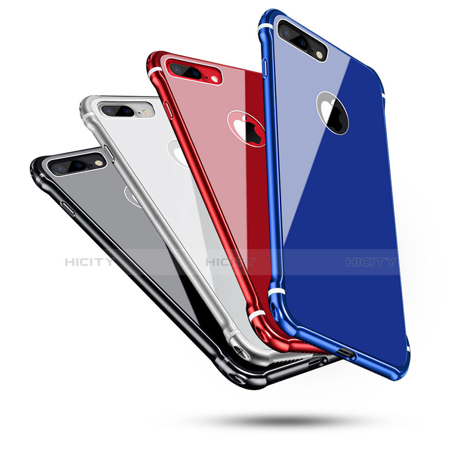Funda Bumper Lujo Marco de Aluminio Espejo Carcasa M01 para Apple iPhone 8 Plus