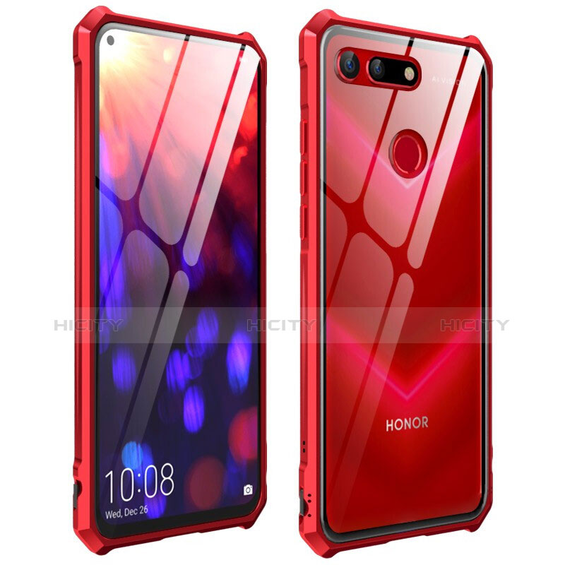 Funda Bumper Lujo Marco de Aluminio Espejo Carcasa M01 para Huawei Honor V20