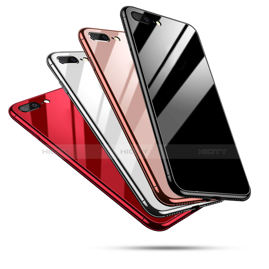 Funda Bumper Lujo Marco de Aluminio Espejo Carcasa para Apple iPhone 8 Plus