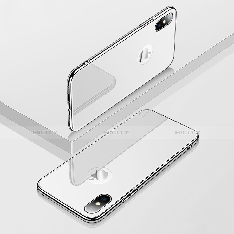Funda Bumper Lujo Marco de Aluminio Espejo Carcasa para Apple iPhone Xs