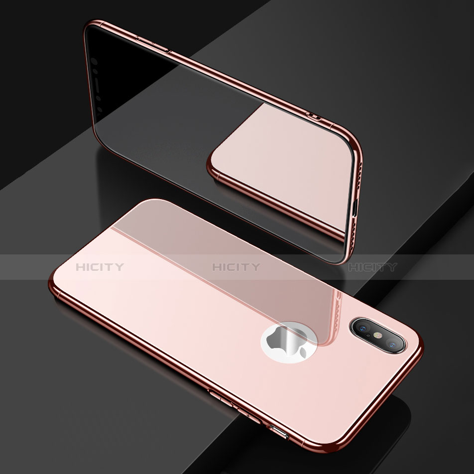 Funda Bumper Lujo Marco de Aluminio Espejo Carcasa para Apple iPhone Xs Max