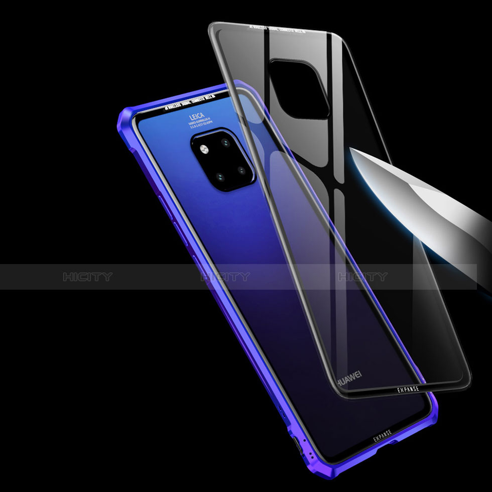 Funda Bumper Lujo Marco de Aluminio Espejo Carcasa para Huawei Mate 20 X 5G