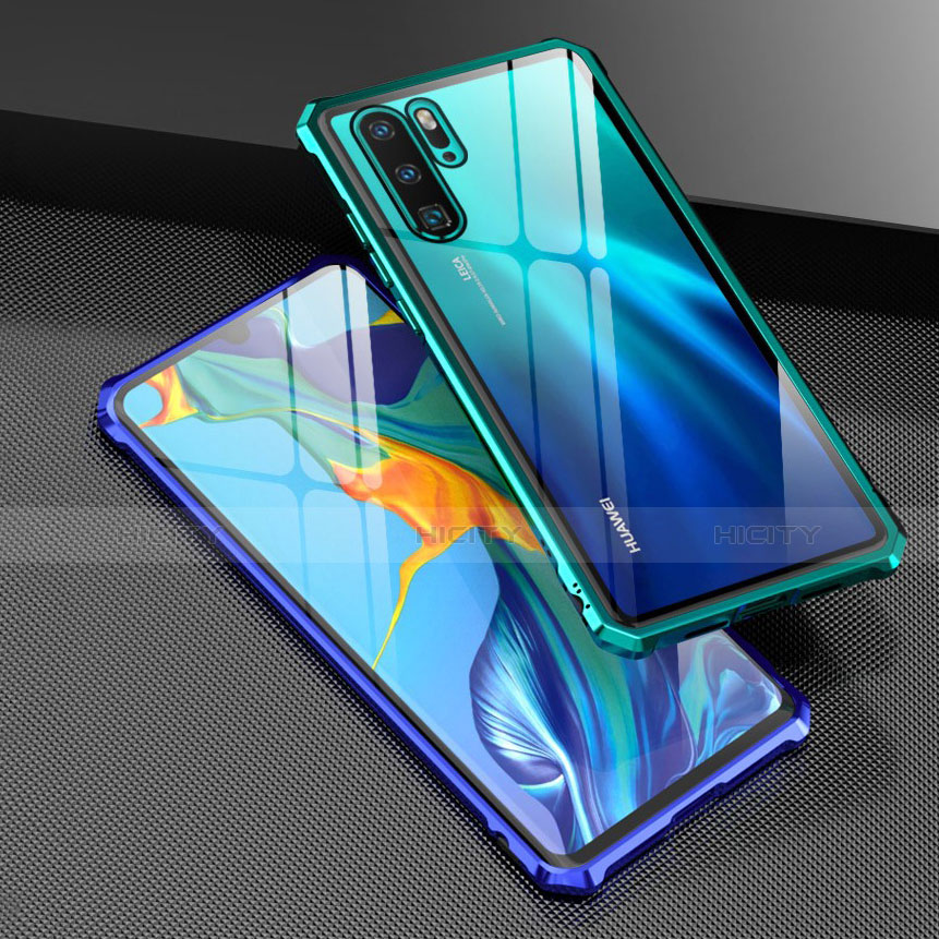 Funda Bumper Lujo Marco de Aluminio Espejo Carcasa para Huawei P30 Pro New Edition