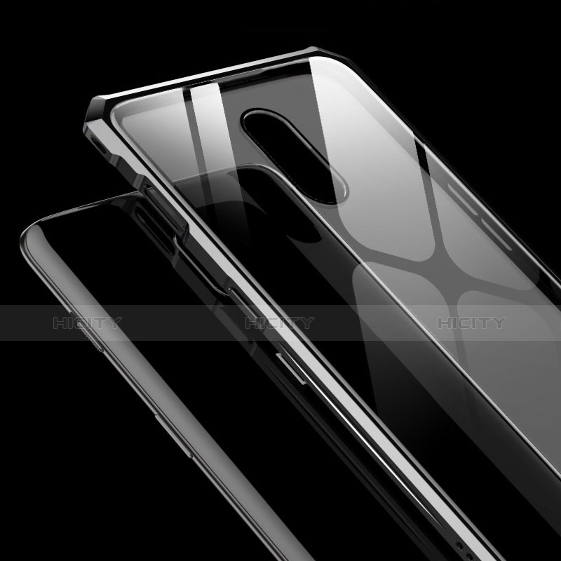 Funda Bumper Lujo Marco de Aluminio Espejo Carcasa para OnePlus 6T