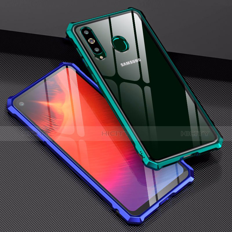 Funda Bumper Lujo Marco de Aluminio Espejo Carcasa para Samsung Galaxy A8s SM-G8870