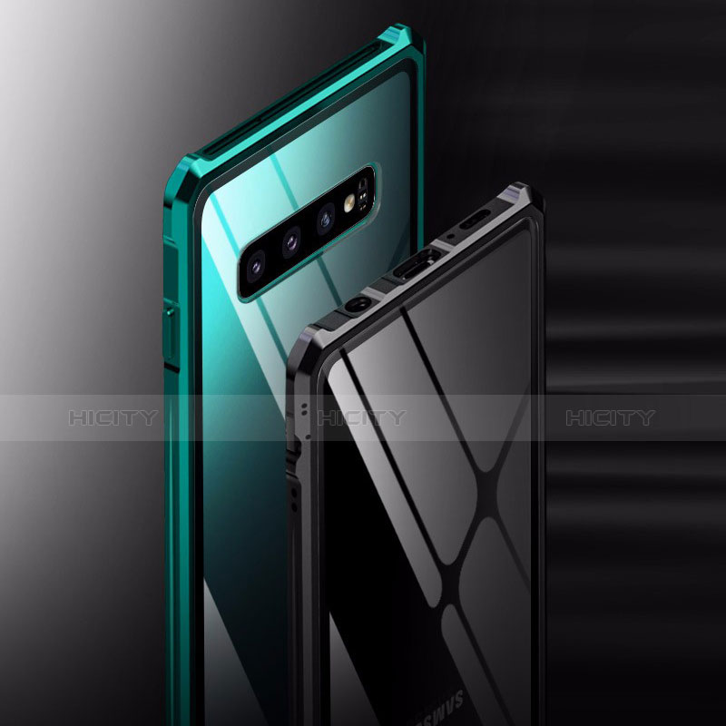 Funda Bumper Lujo Marco de Aluminio Espejo Carcasa para Samsung Galaxy S10 Plus