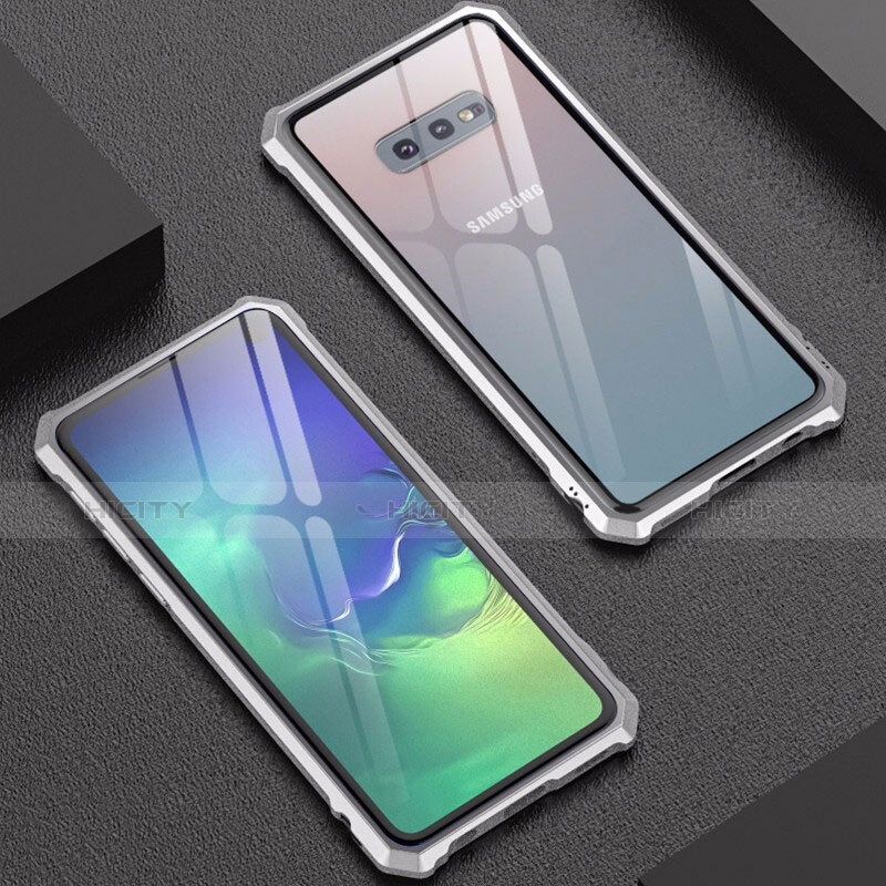 Funda Bumper Lujo Marco de Aluminio Espejo Carcasa para Samsung Galaxy S10e