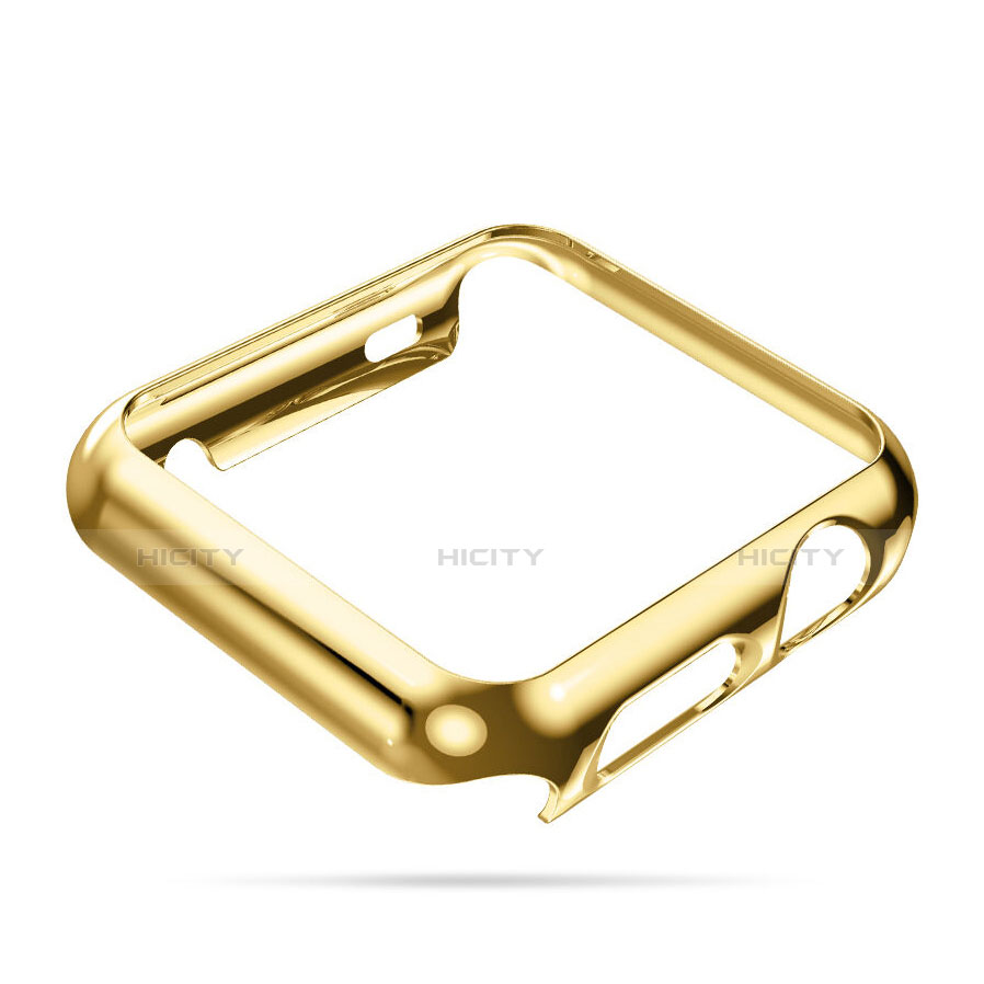 Funda Bumper Lujo Marco de Aluminio para Apple iWatch 3 38mm Oro