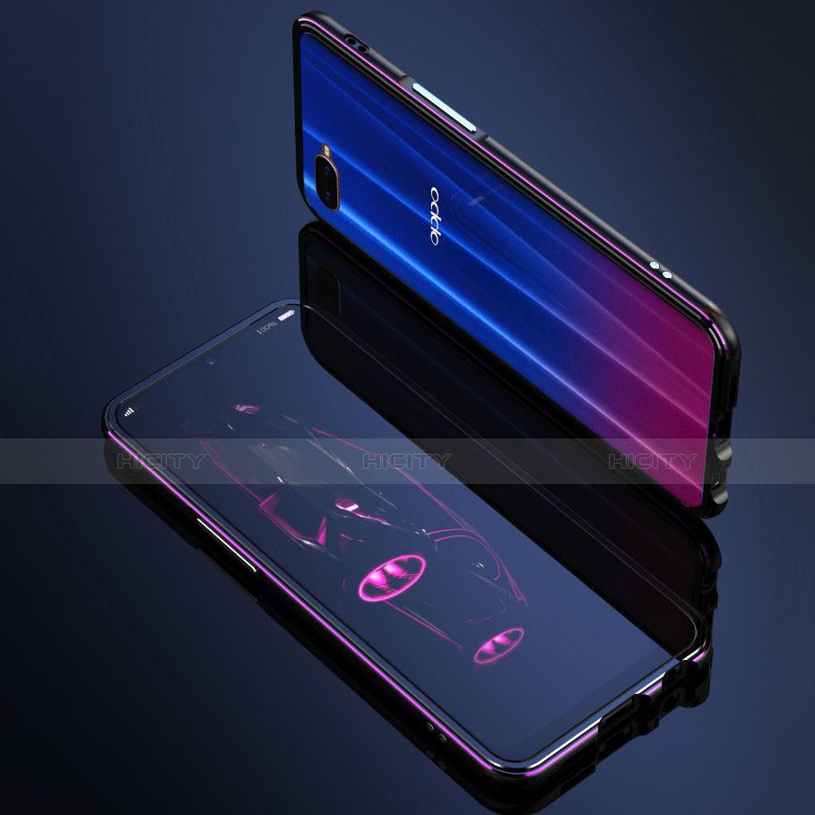 Funda Bumper Lujo Marco de Aluminio para Oppo R17 Neo