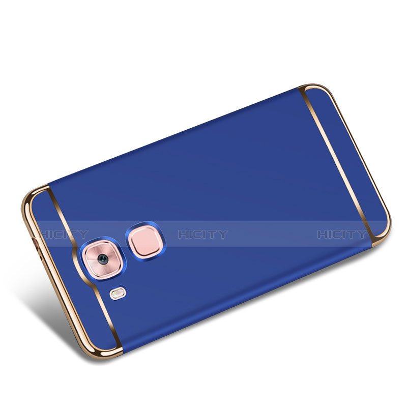 Funda Bumper Lujo Marco de Metal y Plastico M01 para Huawei Nova Plus Azul
