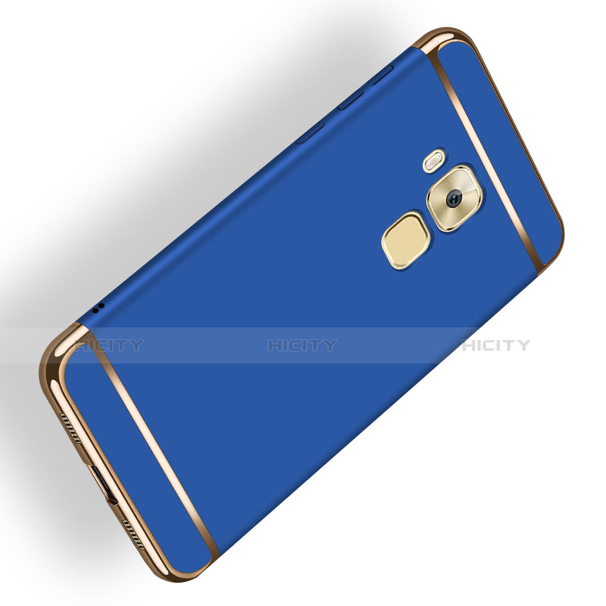 Funda Bumper Lujo Marco de Metal y Plastico M02 para Huawei Nova Plus Azul