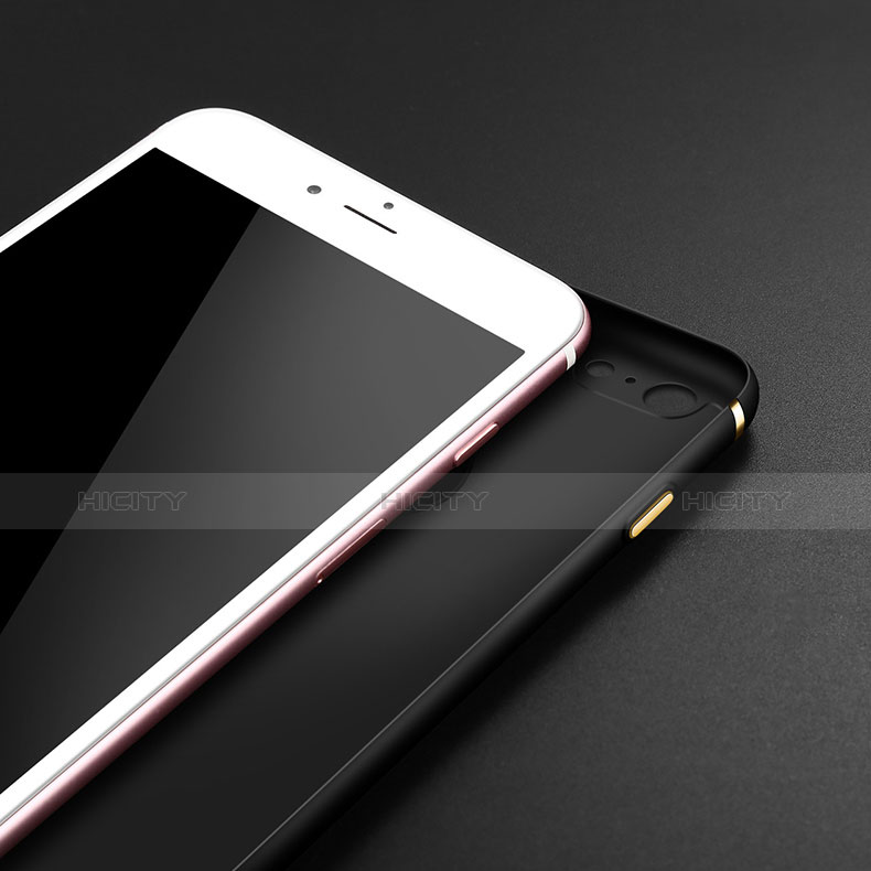 Funda Bumper Lujo Marco de Metal y Plastico para Apple iPhone 6 Plus Negro