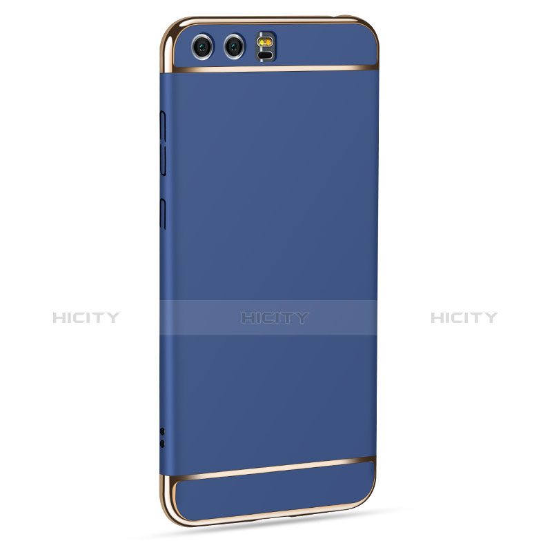 Funda Bumper Lujo Marco de Metal y Plastico para Huawei Honor 9 Azul