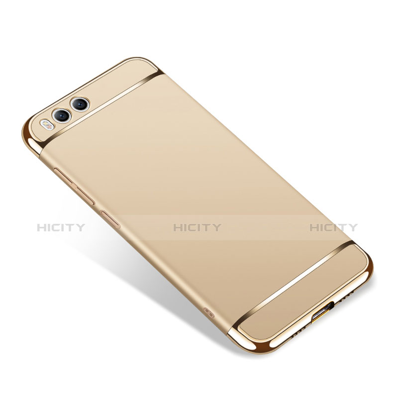 Funda Bumper Lujo Marco de Metal y Plastico para Xiaomi Mi 6 Oro