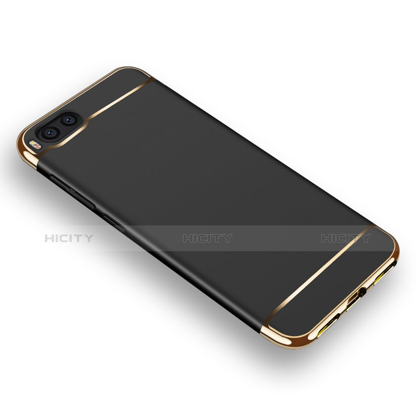Funda Bumper Lujo Marco de Metal y Plastico para Xiaomi Mi Note 3 Negro