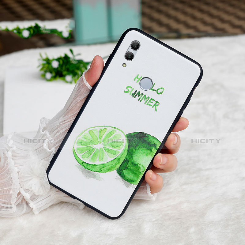 Funda Bumper Silicona Espejo Fruta Carcasa para Huawei Honor 10 Lite Verde
