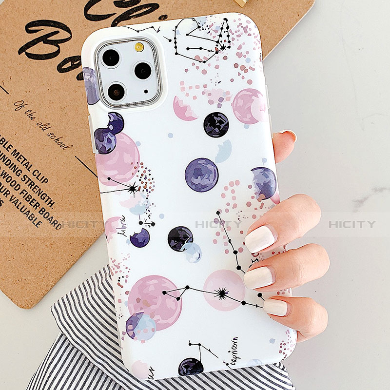 Funda Bumper Silicona Espejo Patron de Moda Carcasa para Apple iPhone 11 Pro Max Multicolor