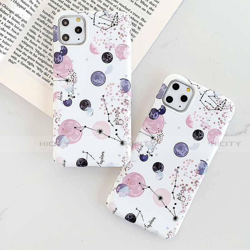 Funda Bumper Silicona Espejo Patron de Moda Carcasa para Apple iPhone 11 Pro Max Multicolor