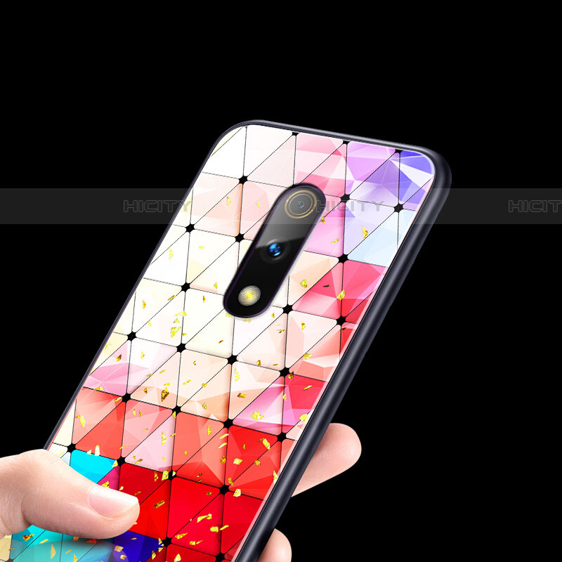 Funda Bumper Silicona Espejo Patron de Moda Carcasa para Realme X Vistoso