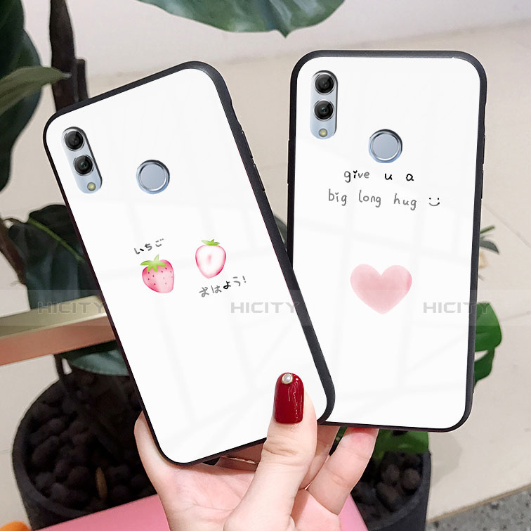 Funda Bumper Silicona Gel Espejo Amor Corazon Love Carcasa para Huawei Honor 10 Lite