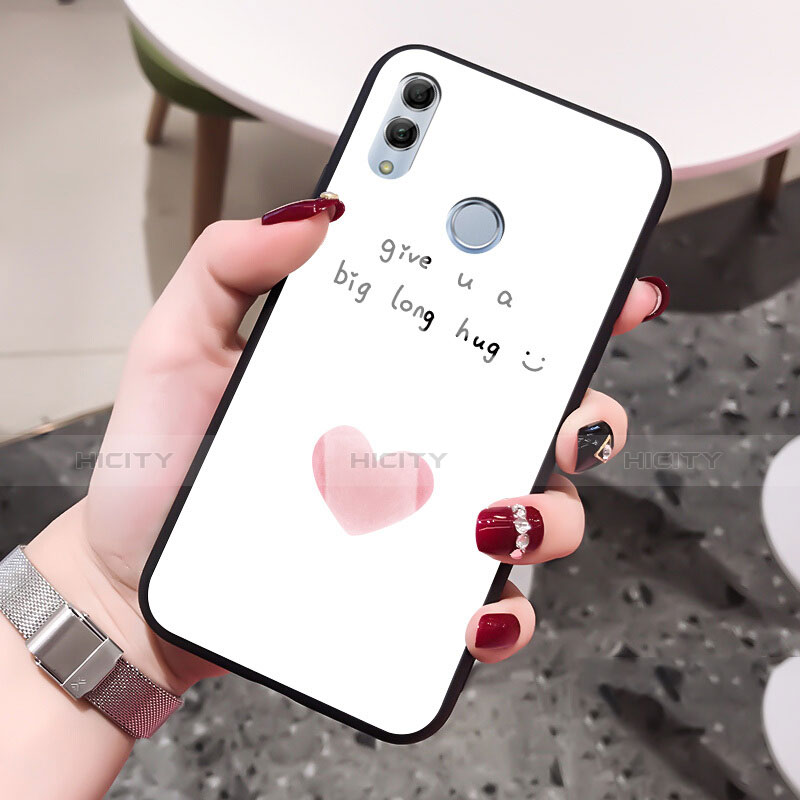 Funda Bumper Silicona Gel Espejo Amor Corazon Love Carcasa para Huawei Honor 10 Lite