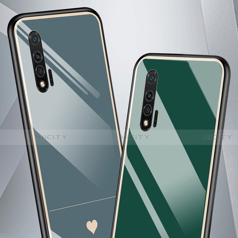 Funda Bumper Silicona Gel Espejo Amor Corazon Love Carcasa para Huawei Nova 6 5G