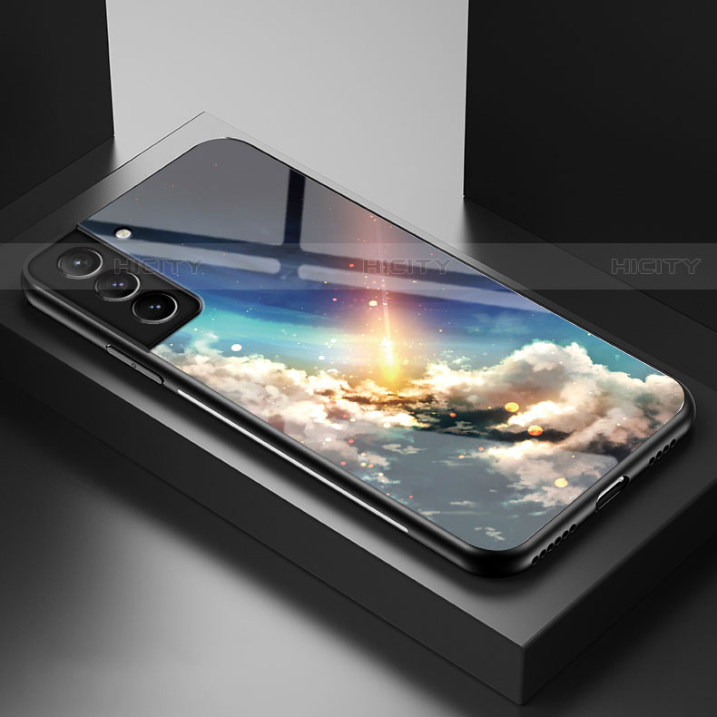 Funda Bumper Silicona Gel Espejo Estrellado Carcasa A01 para Samsung Galaxy S21 Plus 5G Multicolor