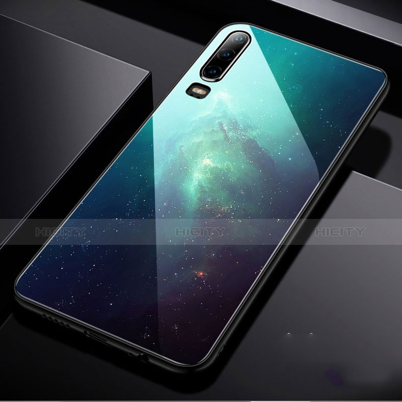 Funda Bumper Silicona Gel Espejo Estrellado Carcasa para Huawei P30