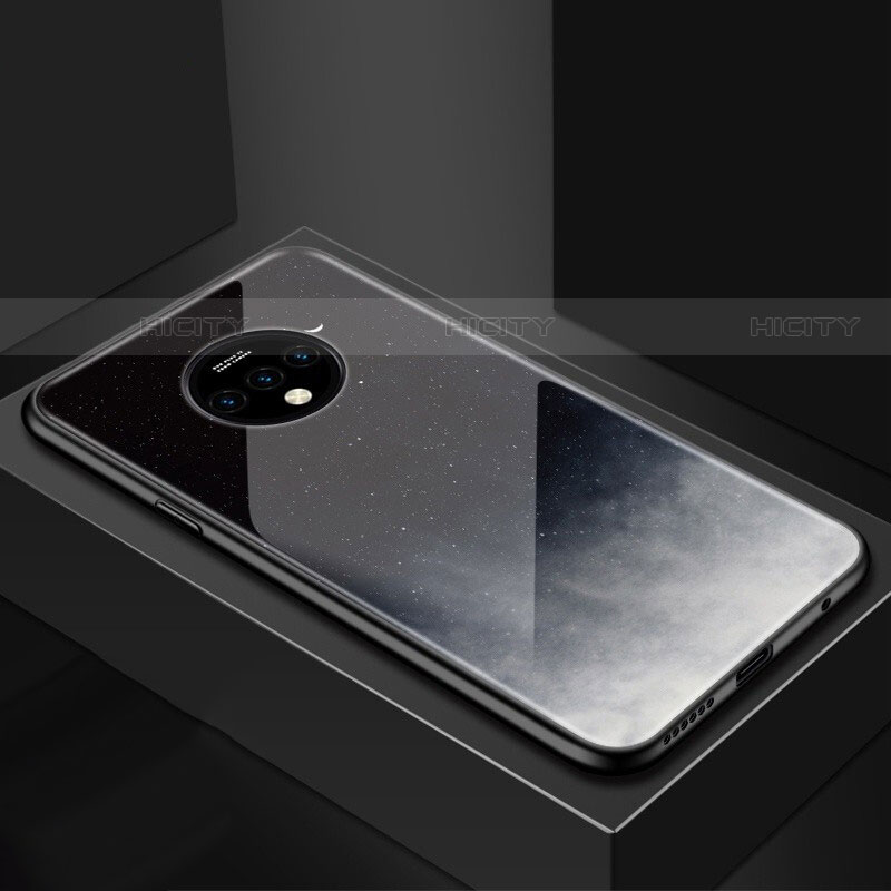 Funda Bumper Silicona Gel Espejo Estrellado Carcasa para OnePlus 7T